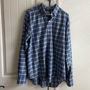 NWOT Large Robertson Crown Finish Plaid Button-Down Shirt